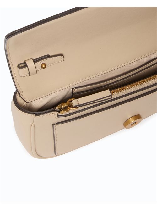 Borsa a spalla piccola Love Bag Pocket in pelle con fibbia gioiello PINKO | 107072A0F1/C50Q